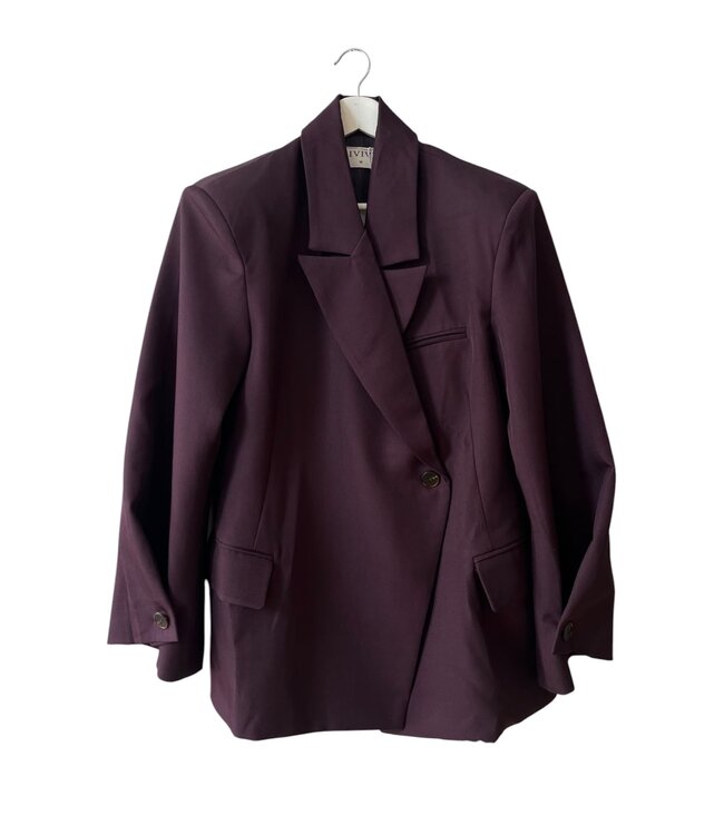 selectedbystijldepartment Blazer oversized, Dark purple