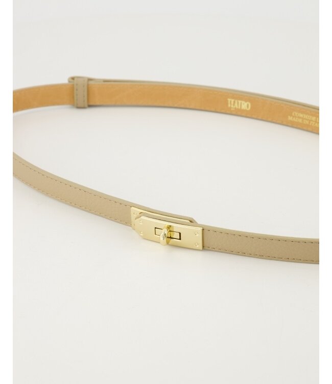 selectedbystijldepartment Belt Garcia Leather, Beige