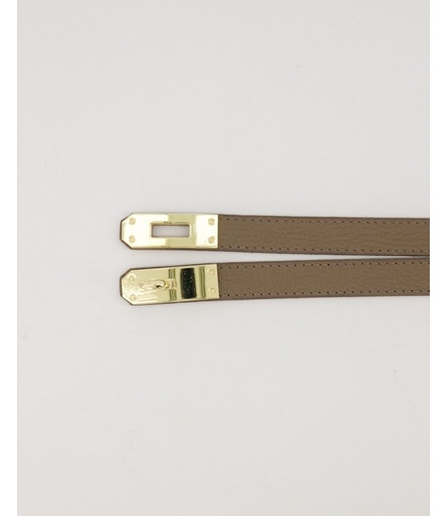 selectedbystijldepartment Belt Garcia Leather , Taupe