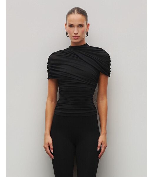 selectedbystijldepartment Top smocked, Black