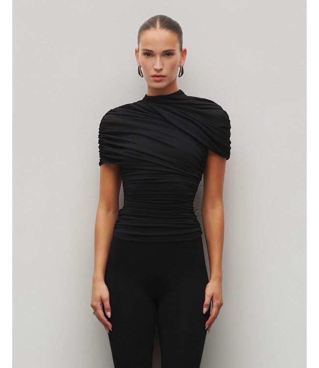 selectedbystijldepartment Top smocked, Black