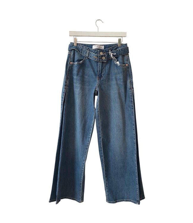 selectedbystijldepartment Jeans wide Queen of Hearts, Blue