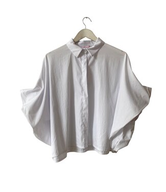selectedbystijldepartment Blouse balloon sleeve, White