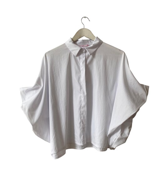 selectedbystijldepartment Blouse balloon sleeve, White