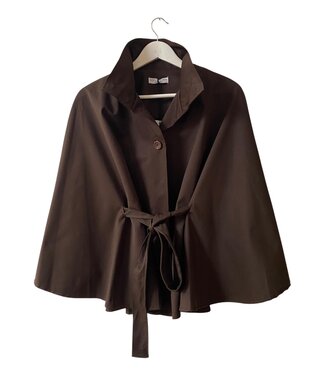 selectedbystijldepartment Jacket poncho, Brown