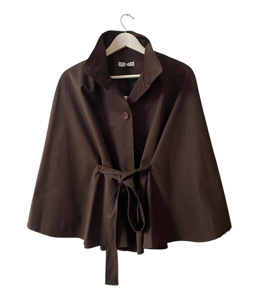 selectedbystijldepartment Jacket poncho, Brown