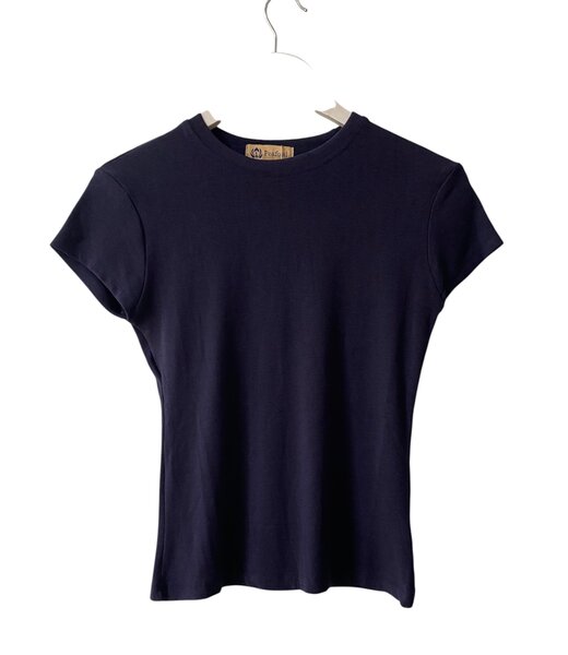 selectedbystijldepartment T-shirt rib, Marine blue