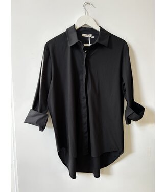selectedbystijldepartment Blouse straight fit, Black