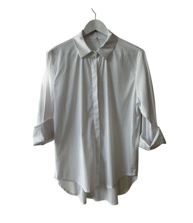selectedbystijldepartment Blouse straight fit, White
