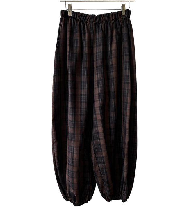 selectedbystijldepartment Pants print balloon, Brown