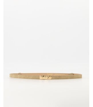 selectedbystijldepartment Belt Garcia suede, Beige