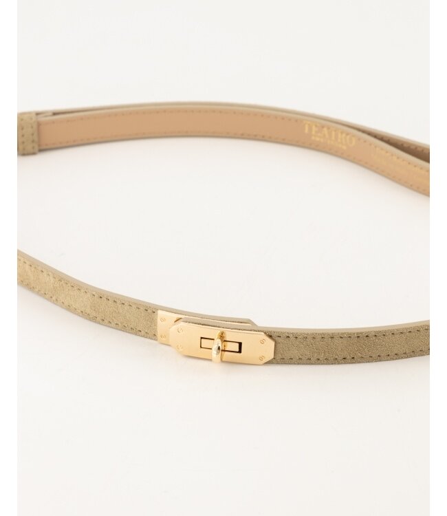 selectedbystijldepartment Belt Garcia suede, Beige