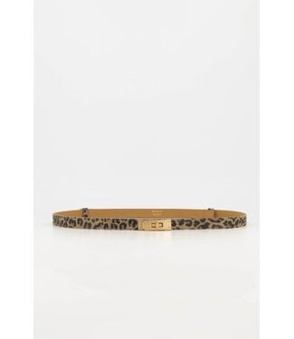 selectedbystijldepartment Belt Gracia suede, Leopard