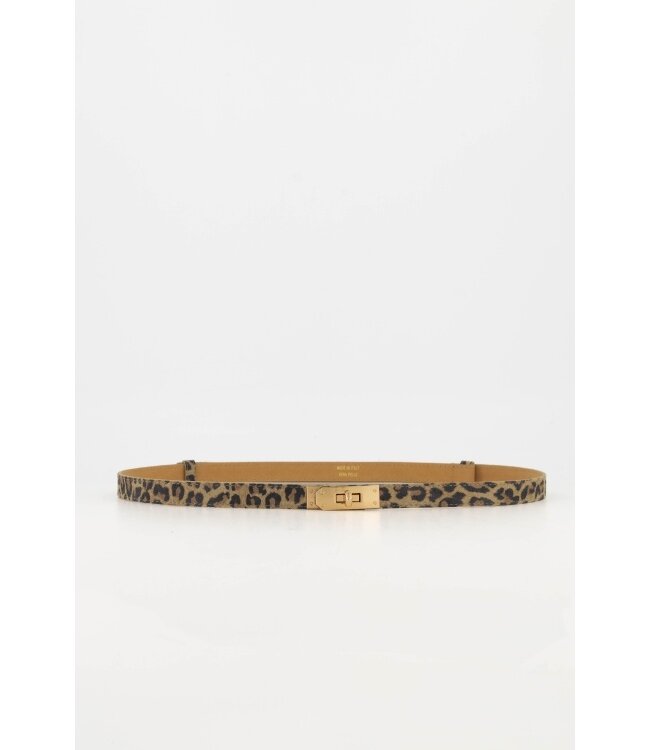 selectedbystijldepartment Belt Gracia suede, Leopard