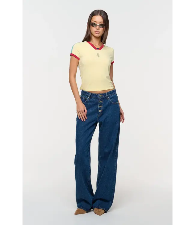 Abrand Jeans Mid Baggy Tavi, Blue