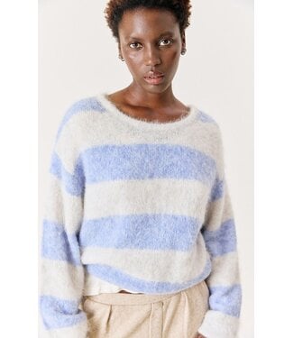 American Vintage Sweater Niby, Rayures Grive