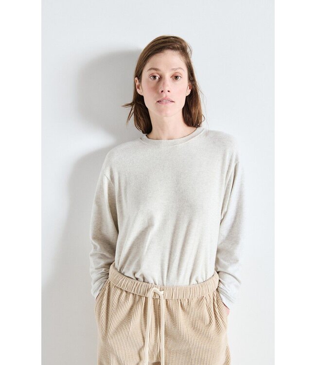 American Vintage Longsleeve Ypawood, Heather Grey