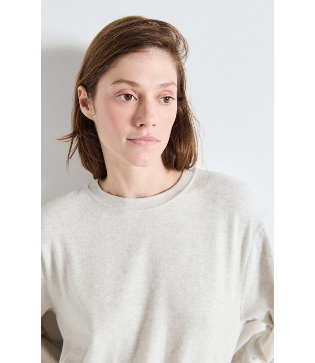 American Vintage Longsleeve Ypawood, Heather Grey