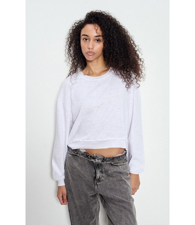 American Vintage Sweater Sonoma, Blanc