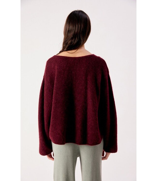 American Vintage Sweater Vitow, Grenat Chine
