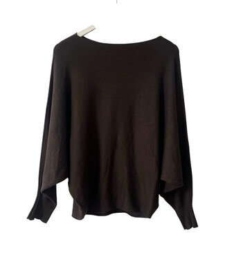 selectedbystijldepartment Longsleeve Butterfly, Dark brown
