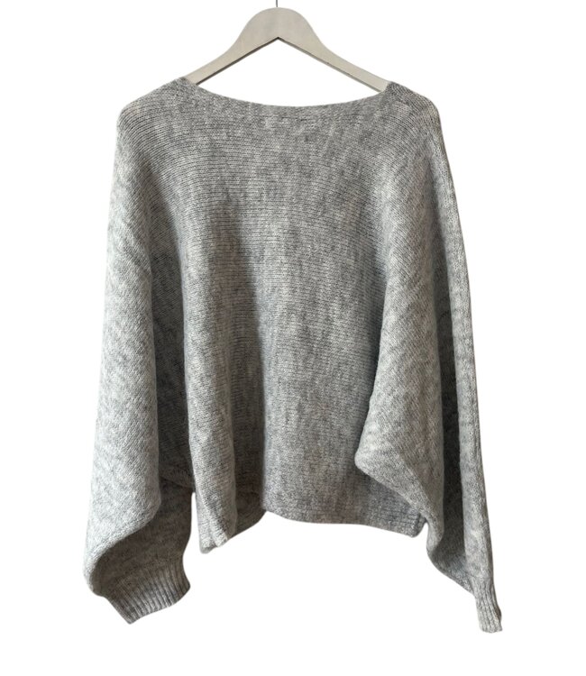 selectedbystijldepartment Sweater wool, Grey