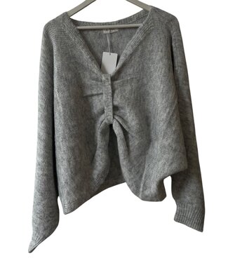 selectedbystijldepartment Sweater wool, Grey