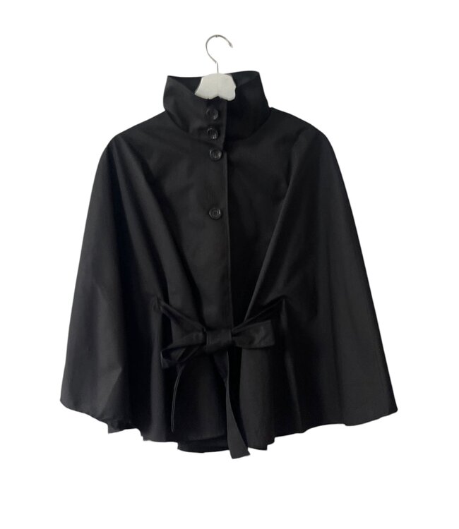 selectedbystijldepartment Jacket poncho, Black