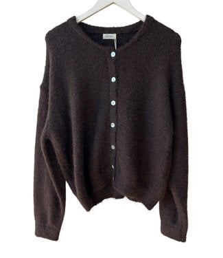 selectedbystijldepartment Cardigan Buttons, Brown
