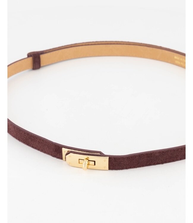 selectedbystijldepartment Belt Garcia Suede, Bordeaux