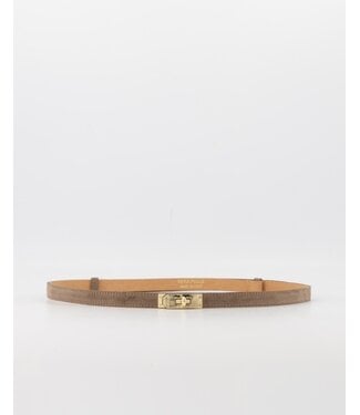 selectedbystijldepartment Belt Garcia Suede, Taupe