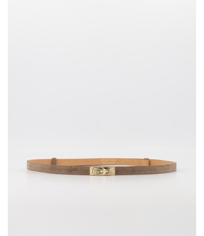 selectedbystijldepartment Belt Garcia Suede, Taupe