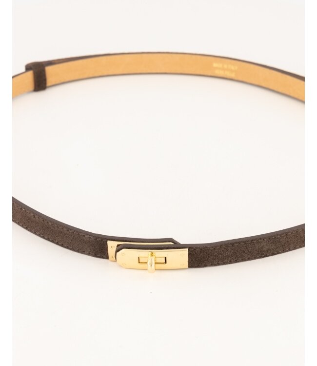 selectedbystijldepartment Belt Garcia Suede, Brown