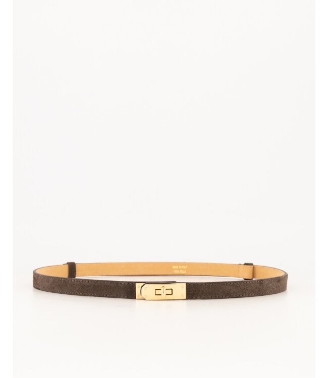 selectedbystijldepartment Belt Garcia Suede, Brown