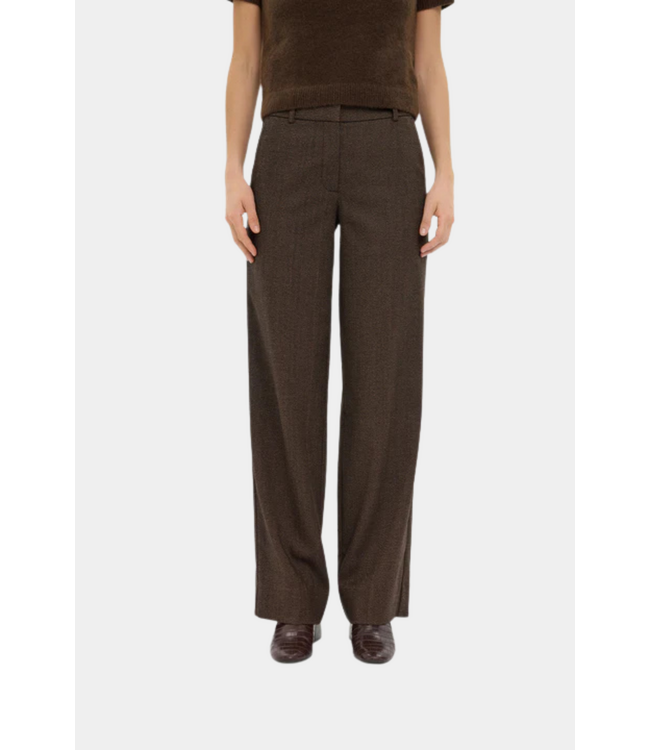 Five units Pantalon Dena long, Maple Herringbone