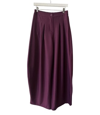 selectedbystijldepartment Pants wide leg, Burgundy