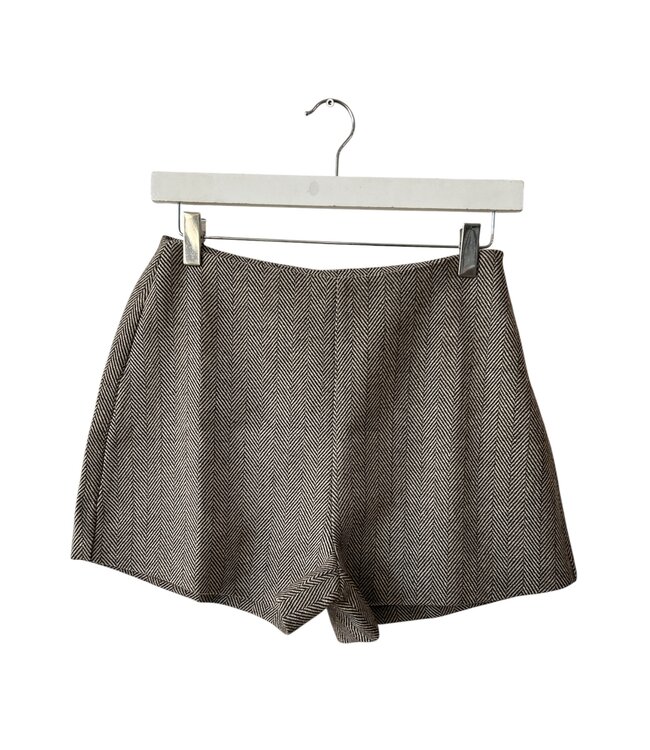 selectedbystijldepartment Short print, Brown/Creme