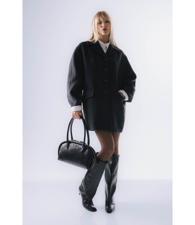 BRONX Smooth Leather Lill-y, Black