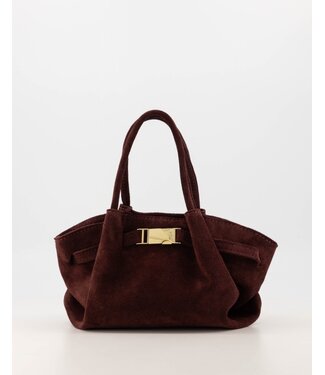 selectedbystijldepartment Bag leonie suede, Bordeaux