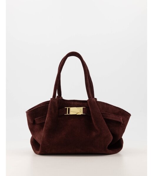 selectedbystijldepartment Bag leonie suede, Bordeaux
