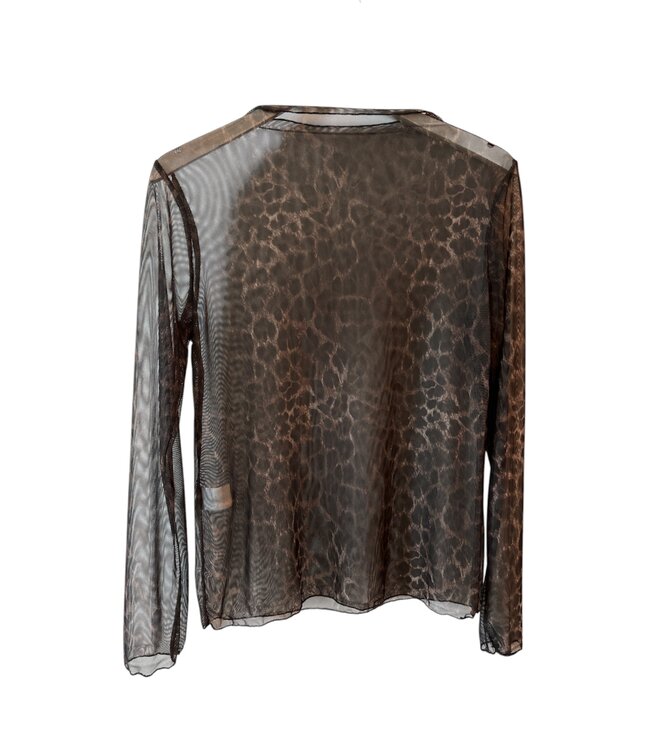 selectedbystijldepartment Top longsleeve, leopard