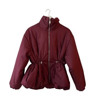 selectedbystijldepartment Jacket cropped tie, Burgundy