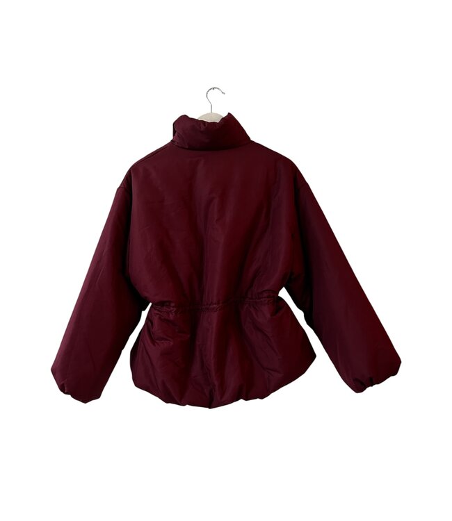 selectedbystijldepartment Jacket cropped tie, Burgundy