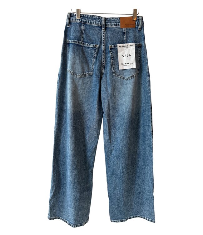selectedbystijldepartment Jeans mid wide, Blue