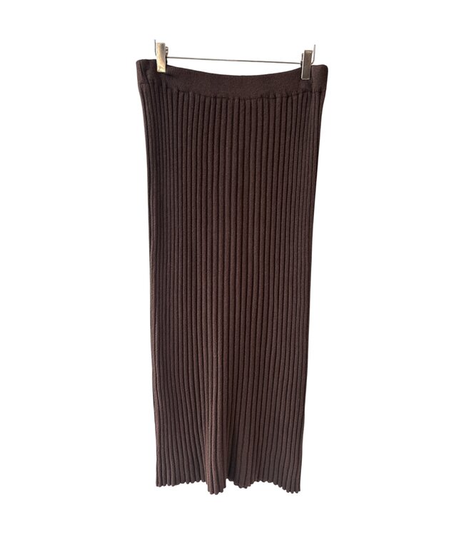 selectedbystijldepartment Set skirt top, Brown