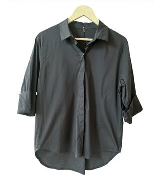 selectedbystijldepartment Blouse straight fit, Navy