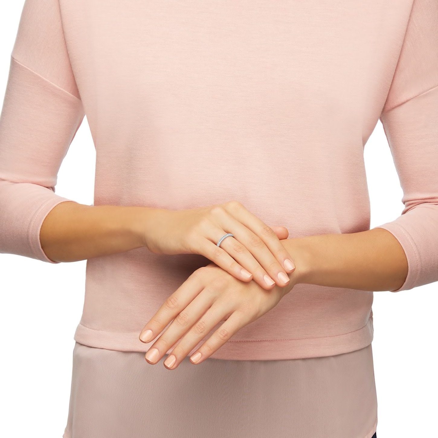 Swarovski Matrix Rare ring Zilverkleurig/Wit