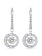 Swarovski Una Sparkling Dance oorbellen Drop 2.0 Zilverkleurig/Wit 5504652