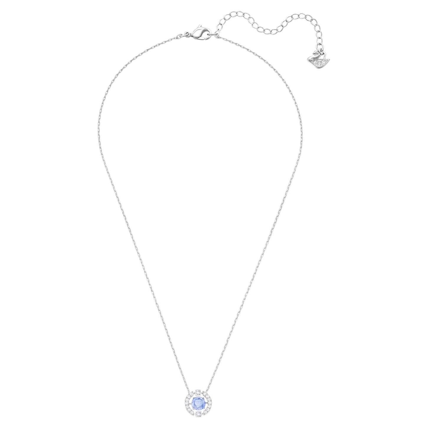 Swarovski Una Sparkling Dance ketting Zilverkleurig/Blauw 5279425