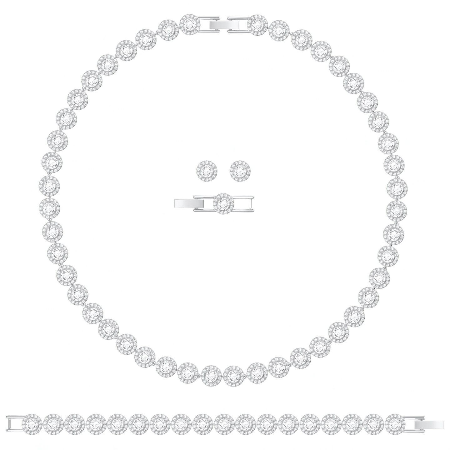 Swarovski Angelic All-Around set (ketting en armband) 5367853
